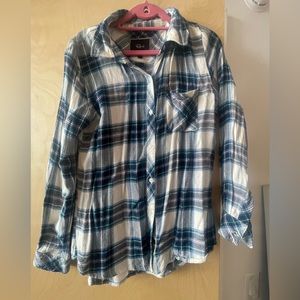 Rails Button Down - blue paid